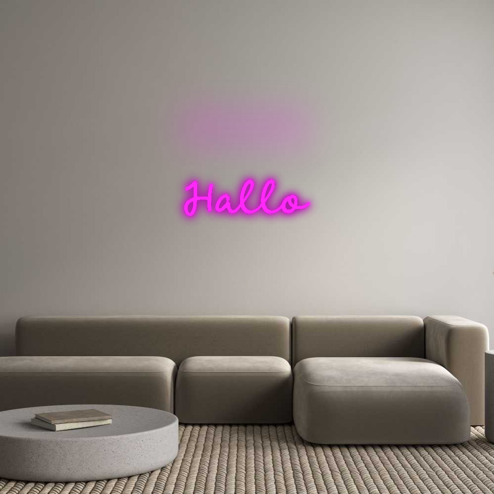 Custom Neon: Hallo