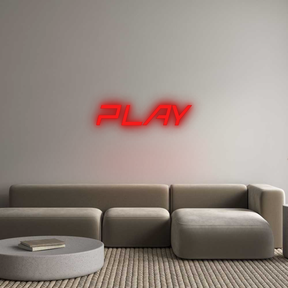 Custom Neon: PLAY