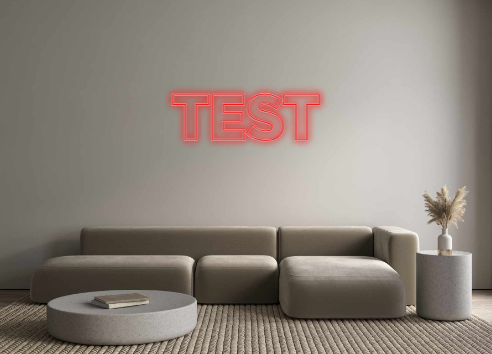 Anpassad Neon: TEST