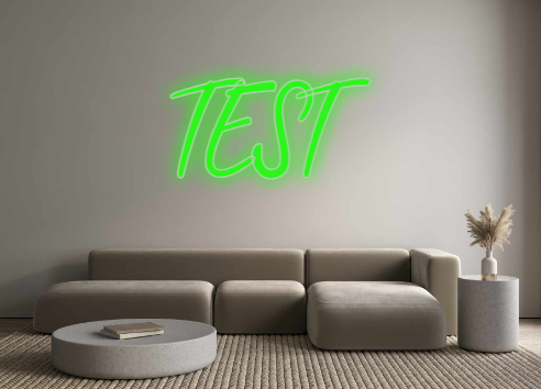 Anpassad Neon: TEST