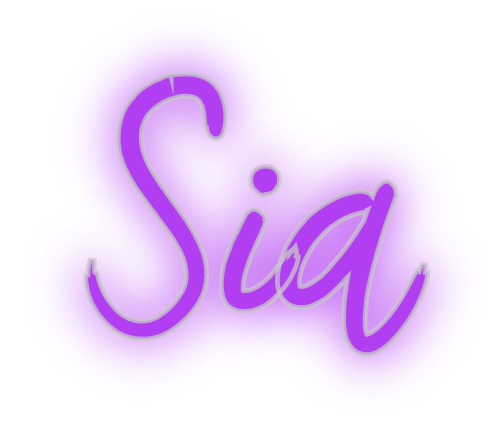 Custom Neon: Sia