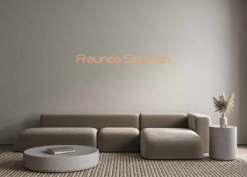 Custom Neon: Freunde Sandwich