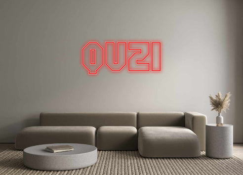 Anpassad Neon: Quzi