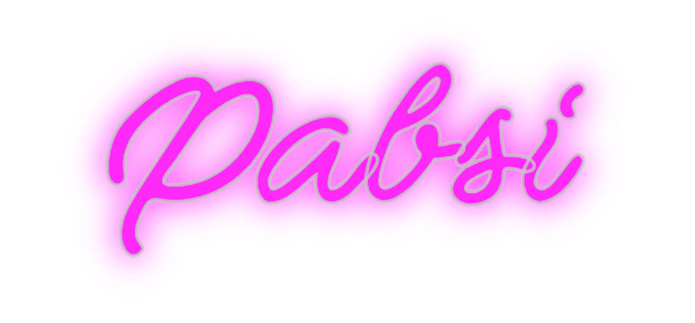 Custom Neon: Pabsi