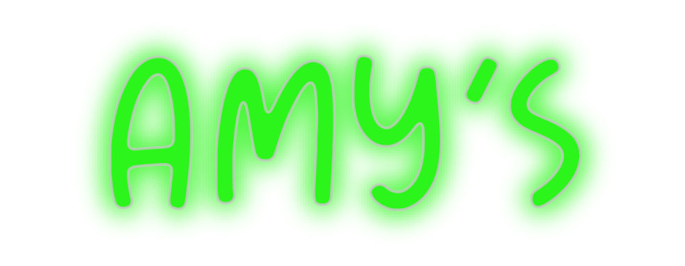 Custom Neon: amy's