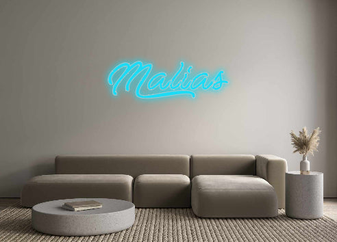 Anpassad Neon: Malias