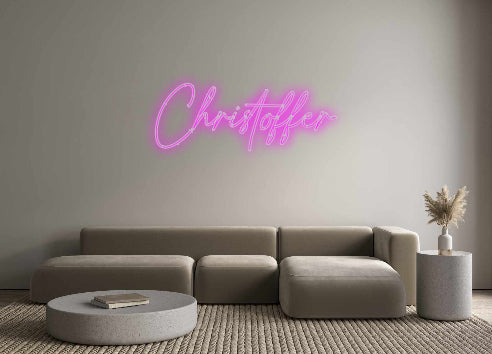 Custom Neon: Christopher