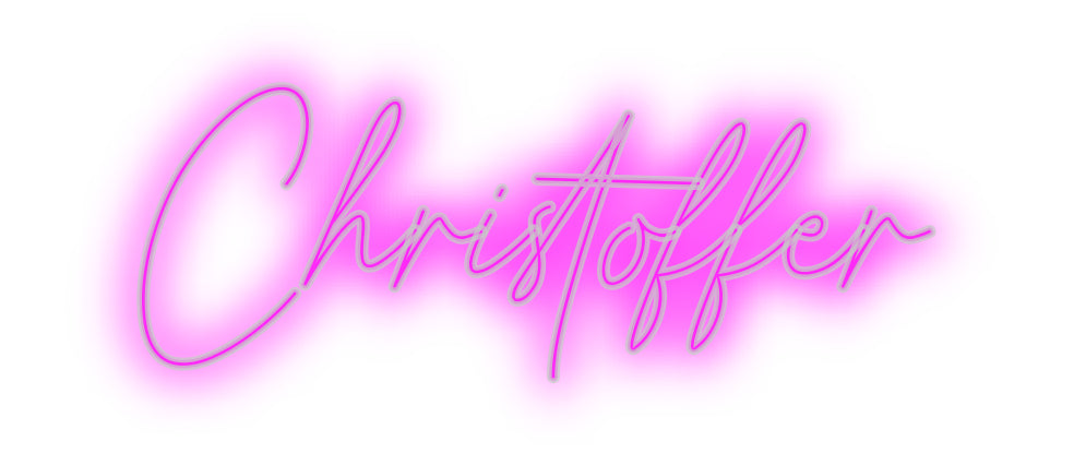 Custom Neon: Christopher