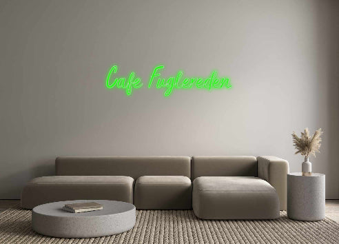 Custom Neon: Cafe Bird's Nest