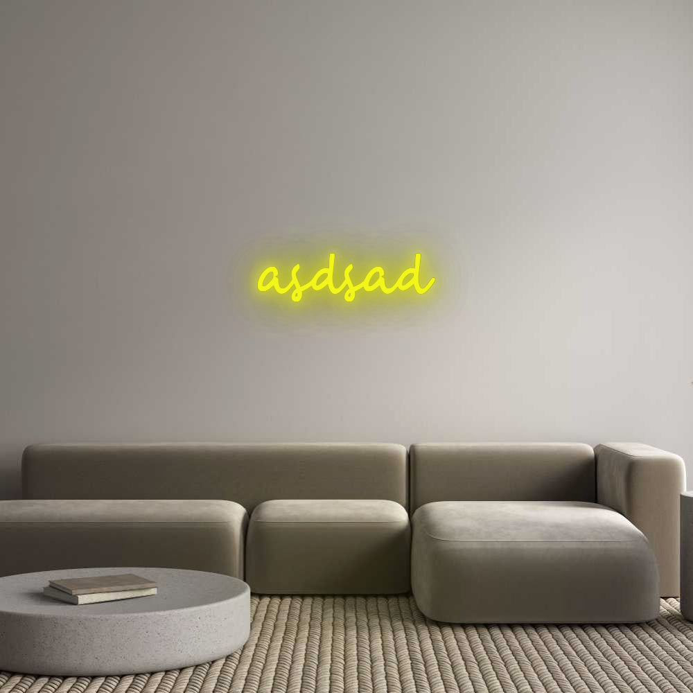 Anpassad Neon: asdsad